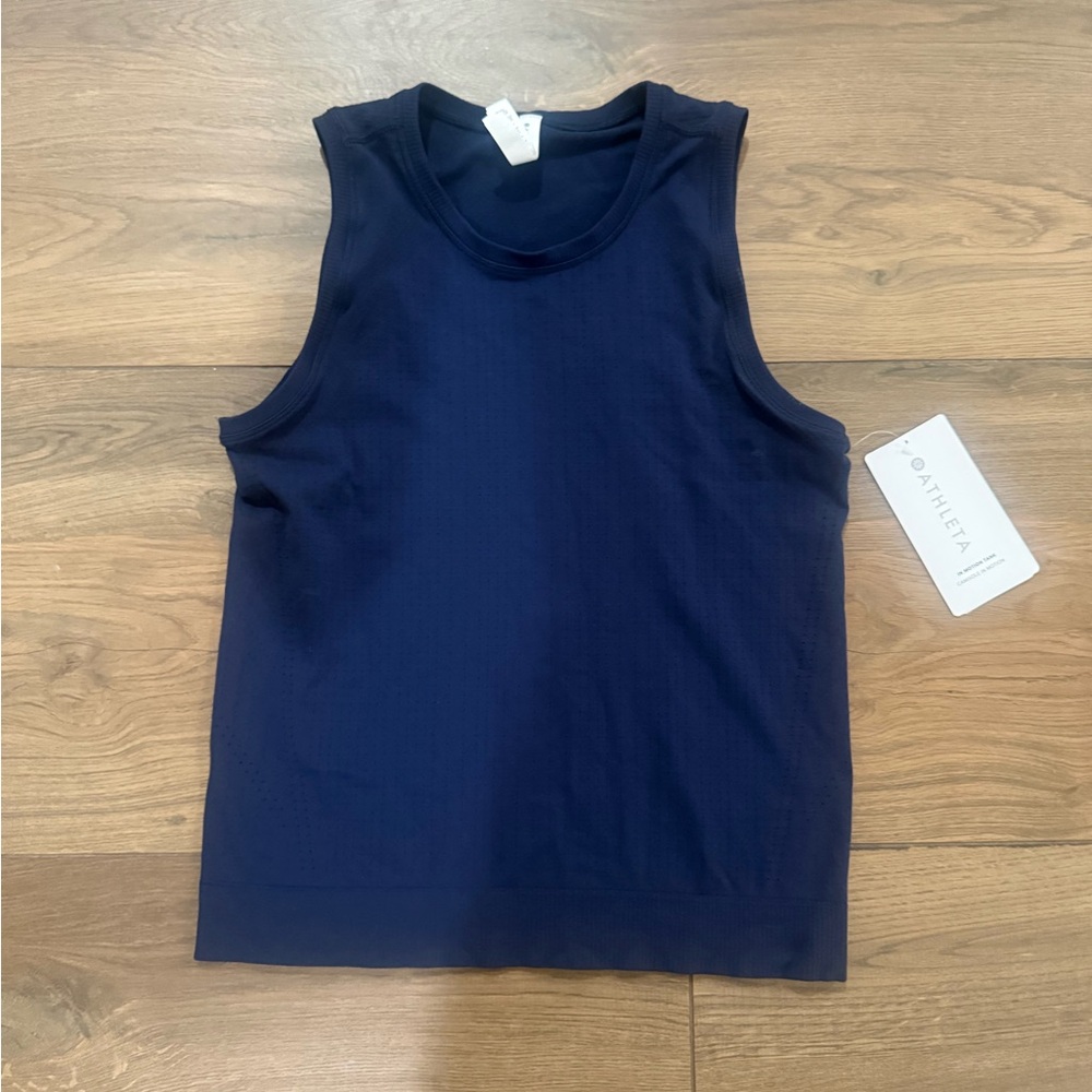 Athleta Navy  Blue In Motion Tank - NWT